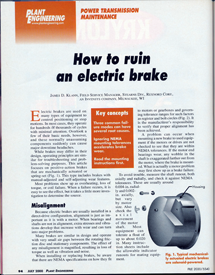 how to ruin an electric brake