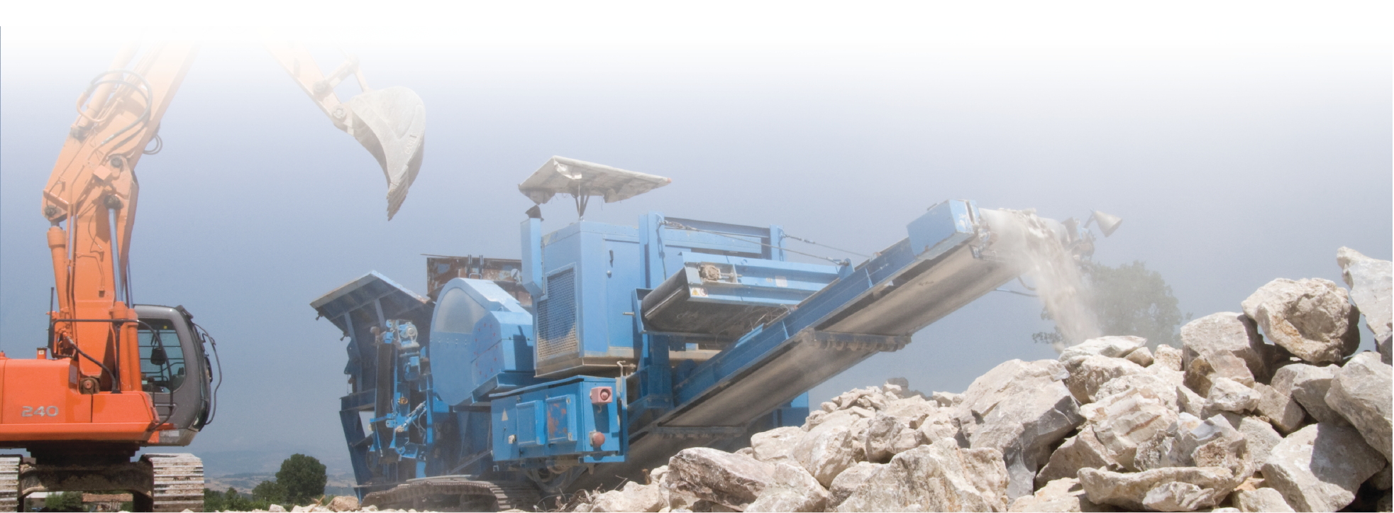 clutches and brakes for heavy machinery used in aggregate production